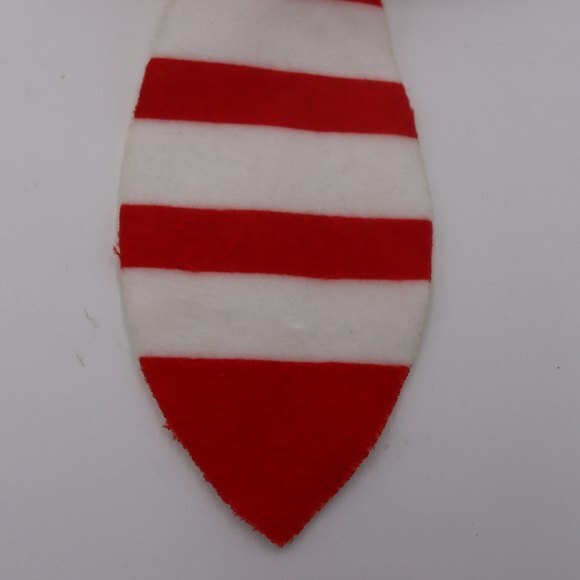 Bean Pals Stuffed Raccoon Plushie Red Striped Toy 6" - Picture 6 of 8